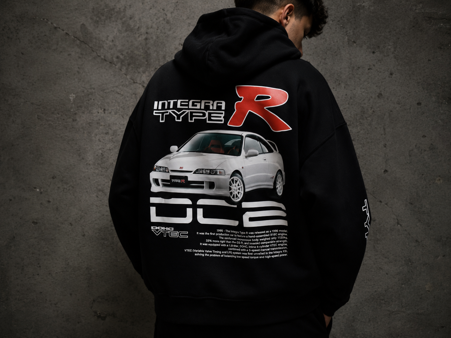 Sudadera Touge Club Redline, vista trasera