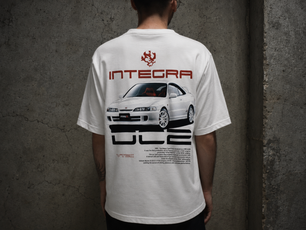 Parte trasera de la camiseta Touge Club Heritage