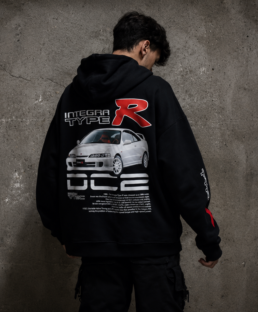 Parte trasera de la sudadera Touge Club Heritage